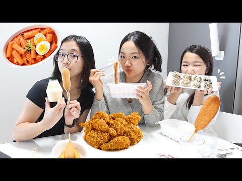 24 HORAS comendo só * comida de delivery *da coreia