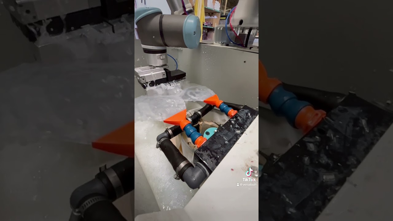 Mill Automation System - 2 parts from 1 piece of raw material