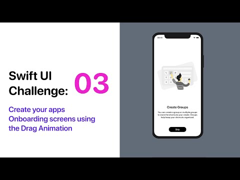 SwiftUI Challenge 03: Creating Animated Onboarding screens in SwiftUI - (1/2)