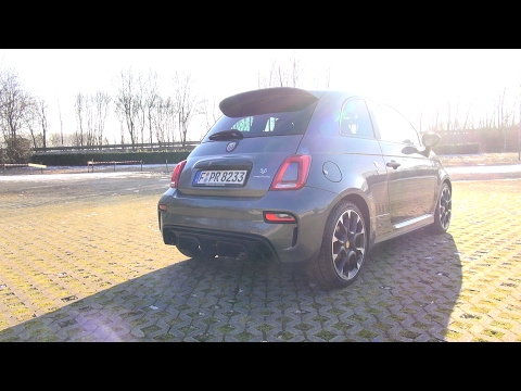 2017 Abarth 595 Competizione: Exhaust Sound / Acceleration 0 - 170+ kph / 0 - 106+ mph - Autophorie