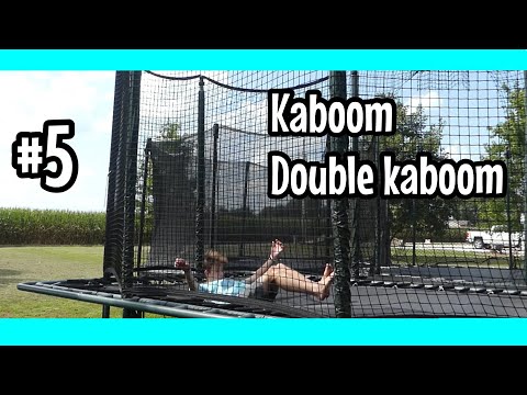 HOW TO DO A KABOOM AND DOUBLE KABOOM ON A TRAMPOLINE (tutorial week #5)