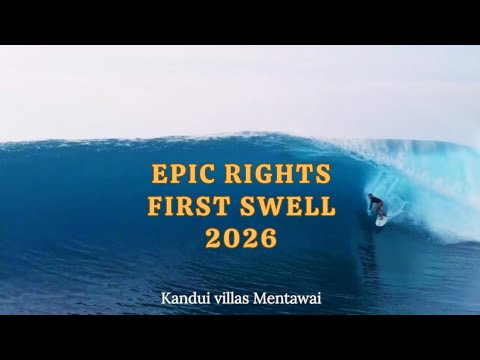 SURFING MENTAWAI FIRST SWELL 2026 AND IT WAS EPIC