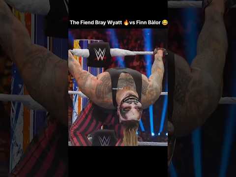 Bray Wyatt vs The Fiend Bray Wyatt 🥵 scared Demon 👿 Finn Bàlor and Finn Bàlor 😅#shorts #wwe