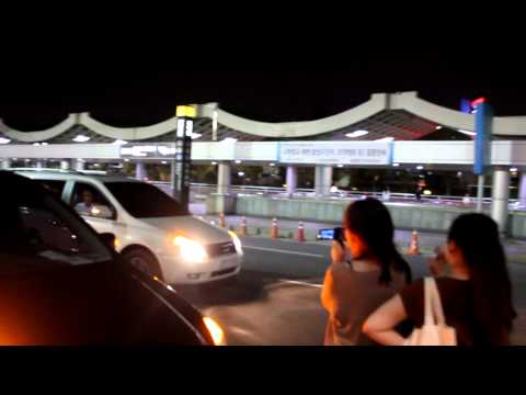 140901 Donghae and Eunhyuk at Gimpo