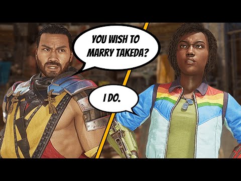 Mortal Kombat 11 - Characters Discuss Takeda  [1440p 60fps✔]