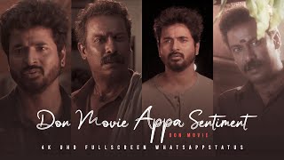 Don Movie  Appa Sentiment  #4KUHD  FullScreen  Wha