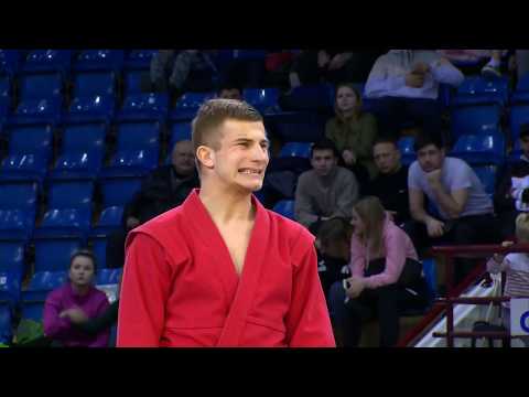 STETSENKO (UKR) vs YEMELYANAU (BLR). International SAMBO Tournament. Belarus 2020