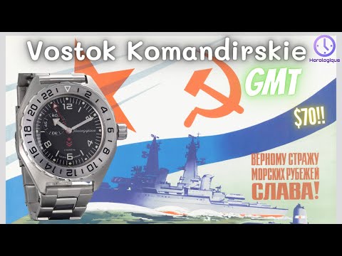 Vostok Komandiskie GMT Review | An automatic in-house GMT for $70!! | ref. 650539