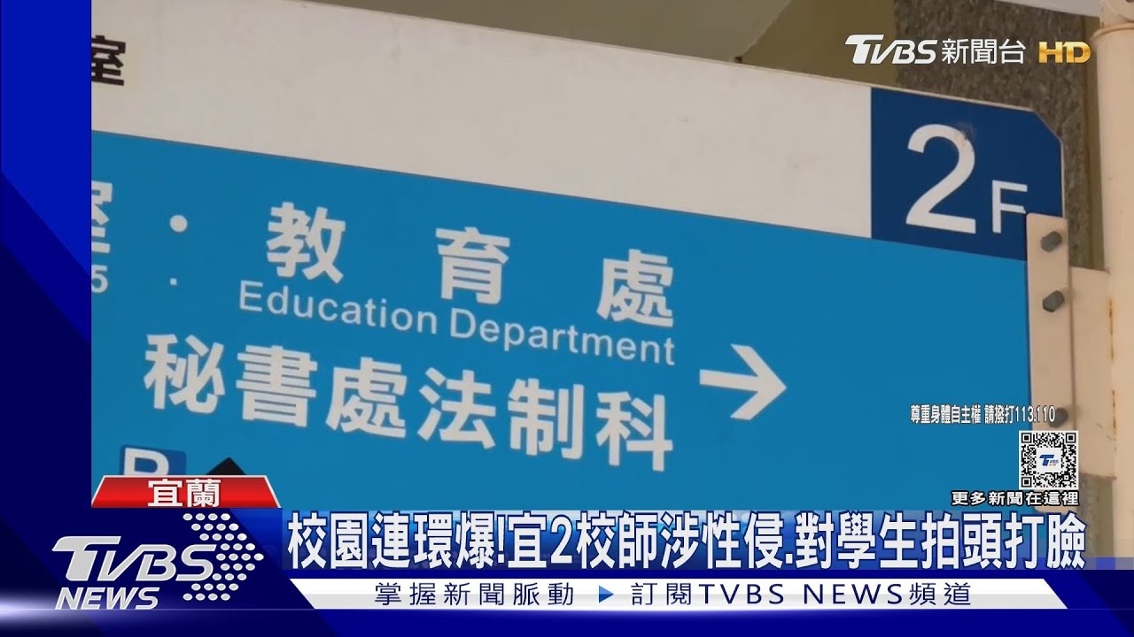 校園連環爆! 宜2校師涉性侵、對學生拍頭打臉