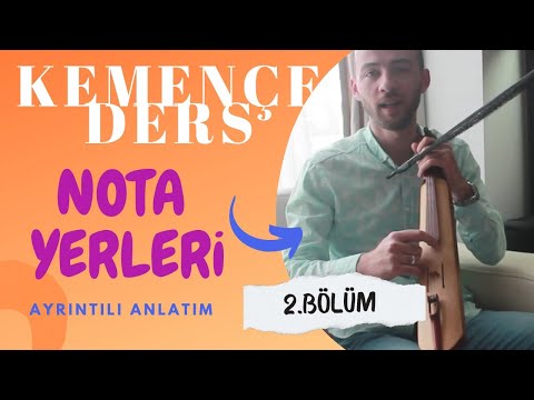 Kemençe Dersi - Nota Yerleri (Yeni Başlayanlar İçin Kemençede Nota Yerleri) #kemence #kemençedersi
