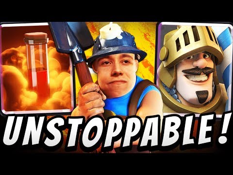 ALL PROS ARE PLAYING THIS! STRONGEST MINER POISON DECK — Clash Royale
