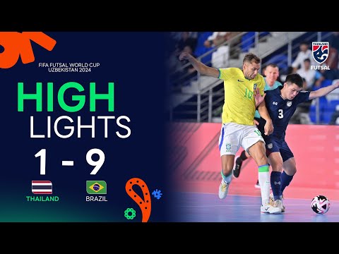 ไฮไลท์ฟุตซอลโลก 2024 รอบแบ่งกลุ่ม | ทีมชาติไทย พบ ทีมชาติบราซิล