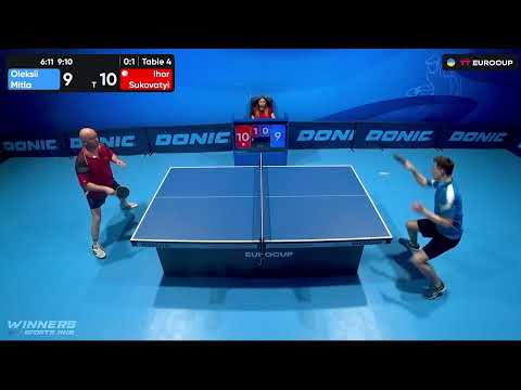 11:35 Oleksii Mitla  - Ihor Sukovatyi 12.07.2023 TTEuro.Cup Ukraine Professional. TABLE 4