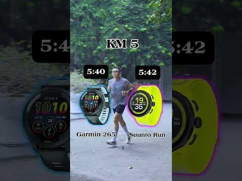 Test định vị Suunto Run và Garmin Forerunner 265