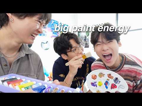 BROTHERS PAINT EACH OTHER CHALLENGE 🎨 *we stink lol*