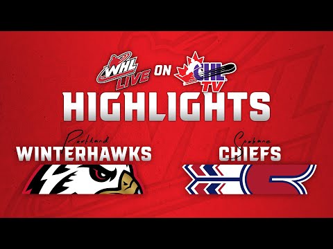 Portland Winterhawks at Spokane Chiefs 12/01 | WHL Highlights 2024-25
