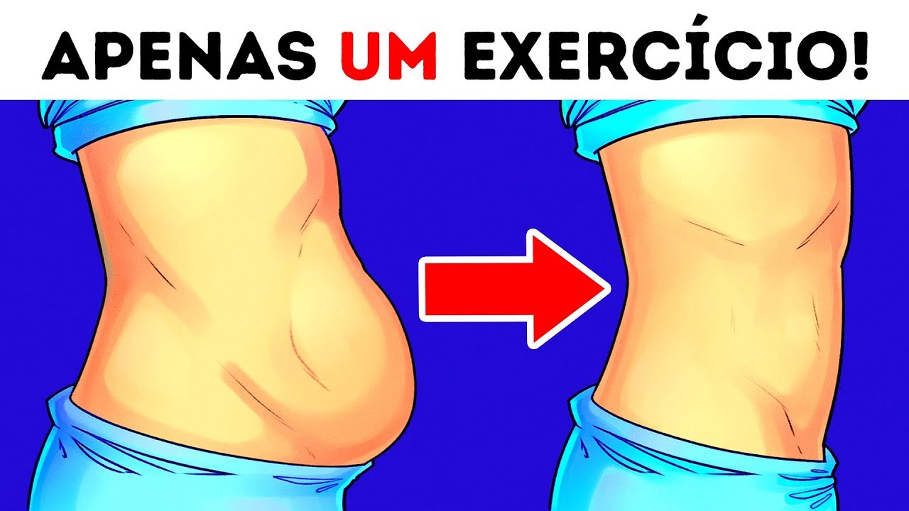 Perca Gordura Da Barriga E Das Costas Fazendo Apenas Um Exercício