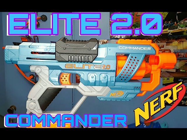 Vídeo relacionado con Hasbro Nerf 2.0 Commander RC-6, Lanzador de Dardos de Juguete, 12 Piezas, Juegos al Aire Libre para Niños y Niñas de 8 Años o Más, Tambor Giratorio