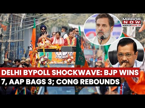 Delhi MCD Bypolls: BJP Dominates With 7 Wins, AAP Steady At 3, Congress Returns | Watch