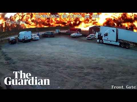 CCTV captures moment UPS cargo plane crashes near Kentucky airport