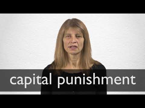 CAPITAL PUNISHMENT definition and meaning | Collins English Dictionary