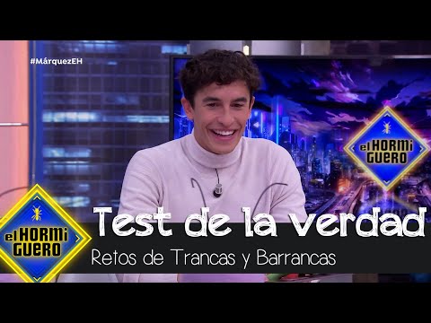Marc Márquez se sincera con Trancas y Barrancas en un nuevo test - El Hormiguero