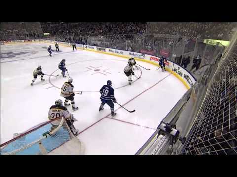 Liles Goal - Bruins 1 vs Leafs 2 - Mar 6th 2012 (HD)