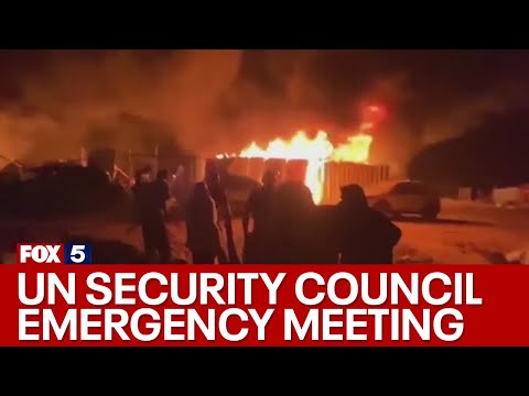 UN Security Council holding emergency meeting after Israeli airstrike
