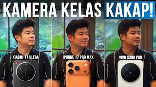 Rebutan TAHTA Kamera HP! 👑 Blind Test Xiaomi 17 Ultra vs iPhone 17 Pro Max vs vivo X300 Pro