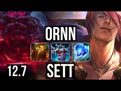 ORNN vs SETT (TOP) | 7/1/8, 65% winrate, Dominating | EUW Master | 12.7