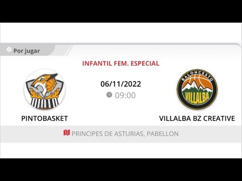 Infantil fem 09 PINTOBASKET - VILLALBA BZ CREATIVE