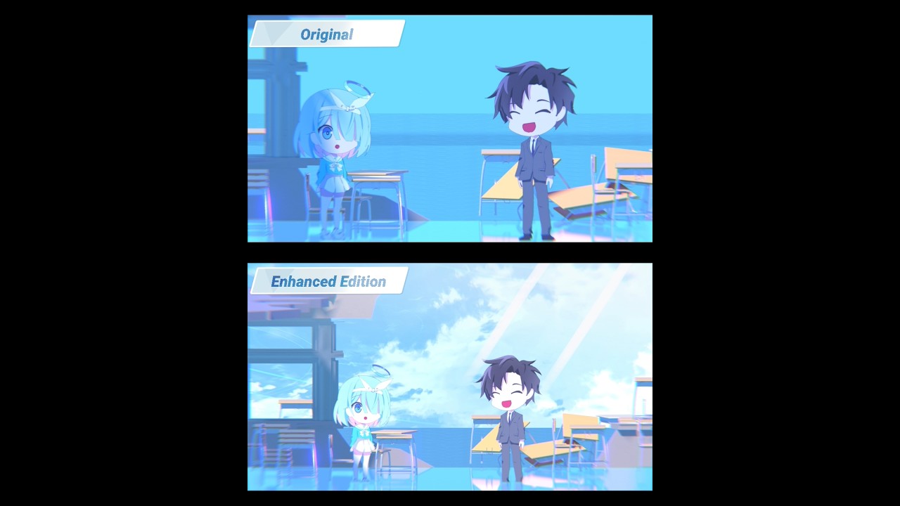 Original vs Enhanced Edition | Freaky Arona is so Tight Comparison 😭😭😭😭  #bluearchive #블루아카이브 #ブルアカ