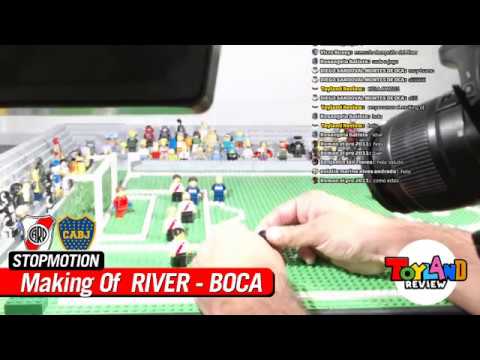 LEGO MAKING OF River Plate VS Boca Juniors STOPMOTION Part 1