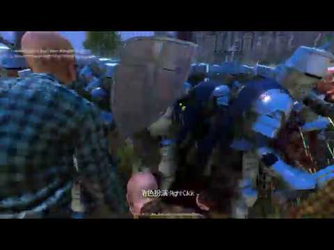 UEBS Ultimate Epic Battle Simulator 500 Heavy Knights VS 10000 Runner Zombie.  5百重騎士對抗1萬衝跑殭屍