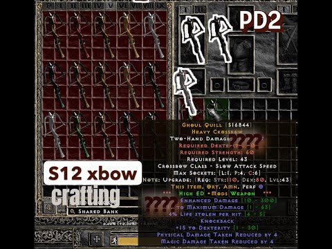 Project diablo 2 xbow crafting Season 12 P.2 GG!