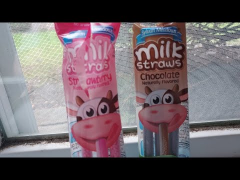 Sylvan Meadows Chocolate & Strawberry Milk Straws Sip N Review
