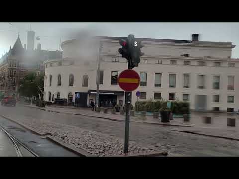 Helsingin raitiolinja 3, 2 Olympiaterminaali-Meilahden sairaala-Olympiaterminaali-Töölön halli.