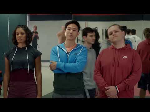 Cobra Kai S3E6 Hawk beats brucks