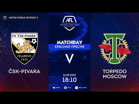 AFL22. United World. Division 3. Day 11. ČSK-Pivara - Torpedo Moscow