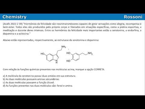 Acafe 2022-2 Q39 Medicina - Serotonina e Dopamina