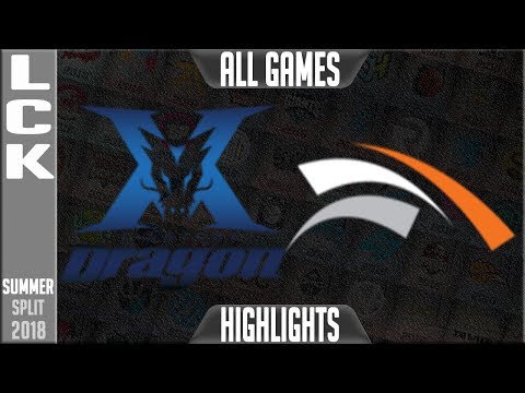 KZ vs HLE Highlights ALL GAMES | LCK Summer 2018 Week 7 Day 1 | King-Zone DragonX vs Hanwha Life