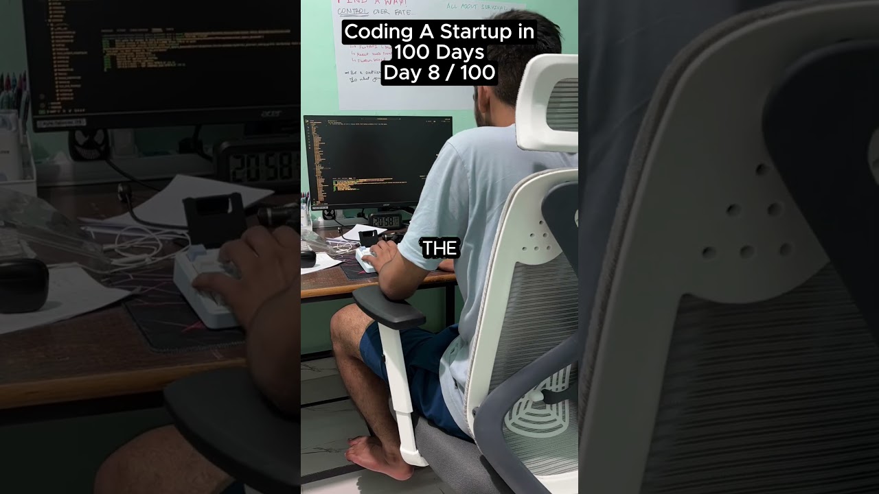 Coding A Startup in 100 Days - 8/100 #python #flutter #techstartup startup #tech #startup #react
