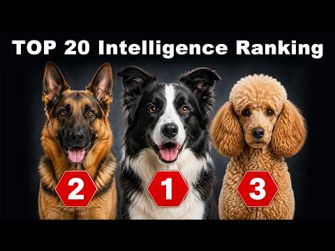 Top 20 Smartest Dog Breeds 🧠🐶 Ranked by Intelligence