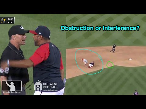 Ejection 067 - Nats Skipper Dave Martinez Tossed After Extra Inning Obstruction Call Gives Phils Run