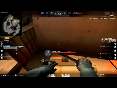 mokeN 1v2 Clutch | CG vs HellRaisers