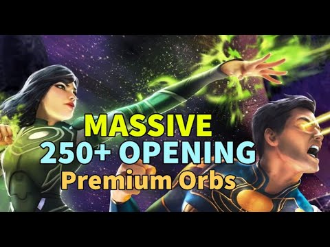 MASSIVE 250+ Premium Orbs Opening! How Many Sersi & Ikaris Shards?! | MARVEL Strike Force - F2P