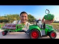 Unboxing Remote Control Tractor With Trolly Jmv Toys