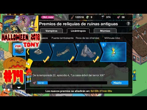 Los Simpson Springfield "Halloween'18: Cap. 14 - Puente tambaleante y Roca de ofrendas" por Tony