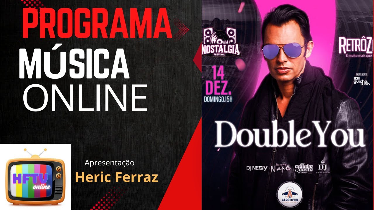 Música online: Cobertura do Show do Double you no AEROTOWN