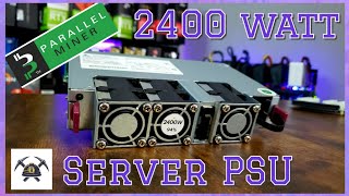 Altered Component | Delta 2400w Server Power supply | Full Review and Setup guide